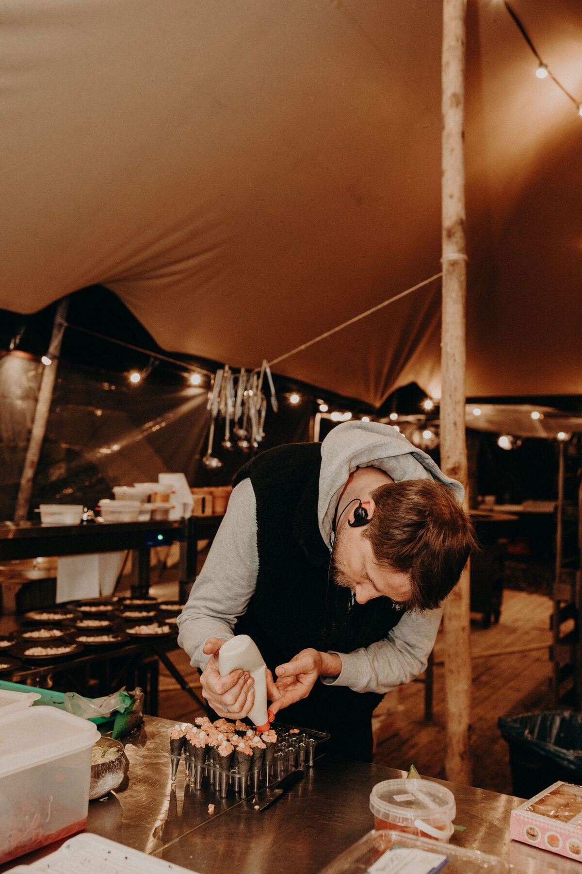 Chef aan het werk